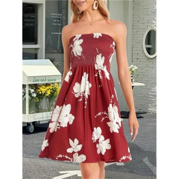 Boho Floral Summer Dress - Picture 3 of 7